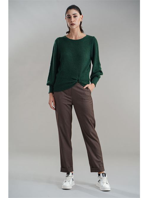 Maglia in misto lana Nualy | I25NSS13122VERDE BOSCO